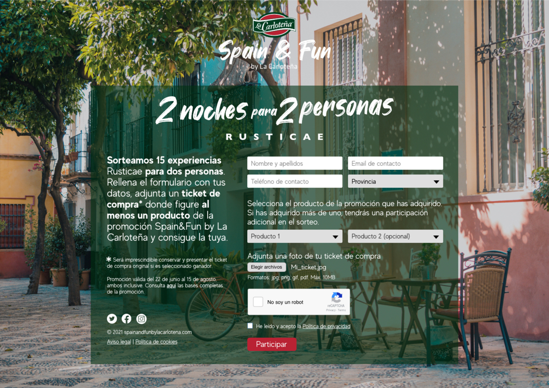 SPAIN & FUN (Nacional) imagen Landing page